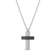 Matte Cross Pendant - Men Pendant - The Steel Shop