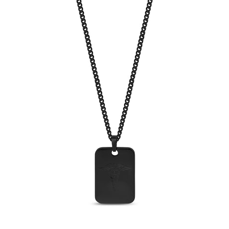 Medical Caduceus Dog Tag