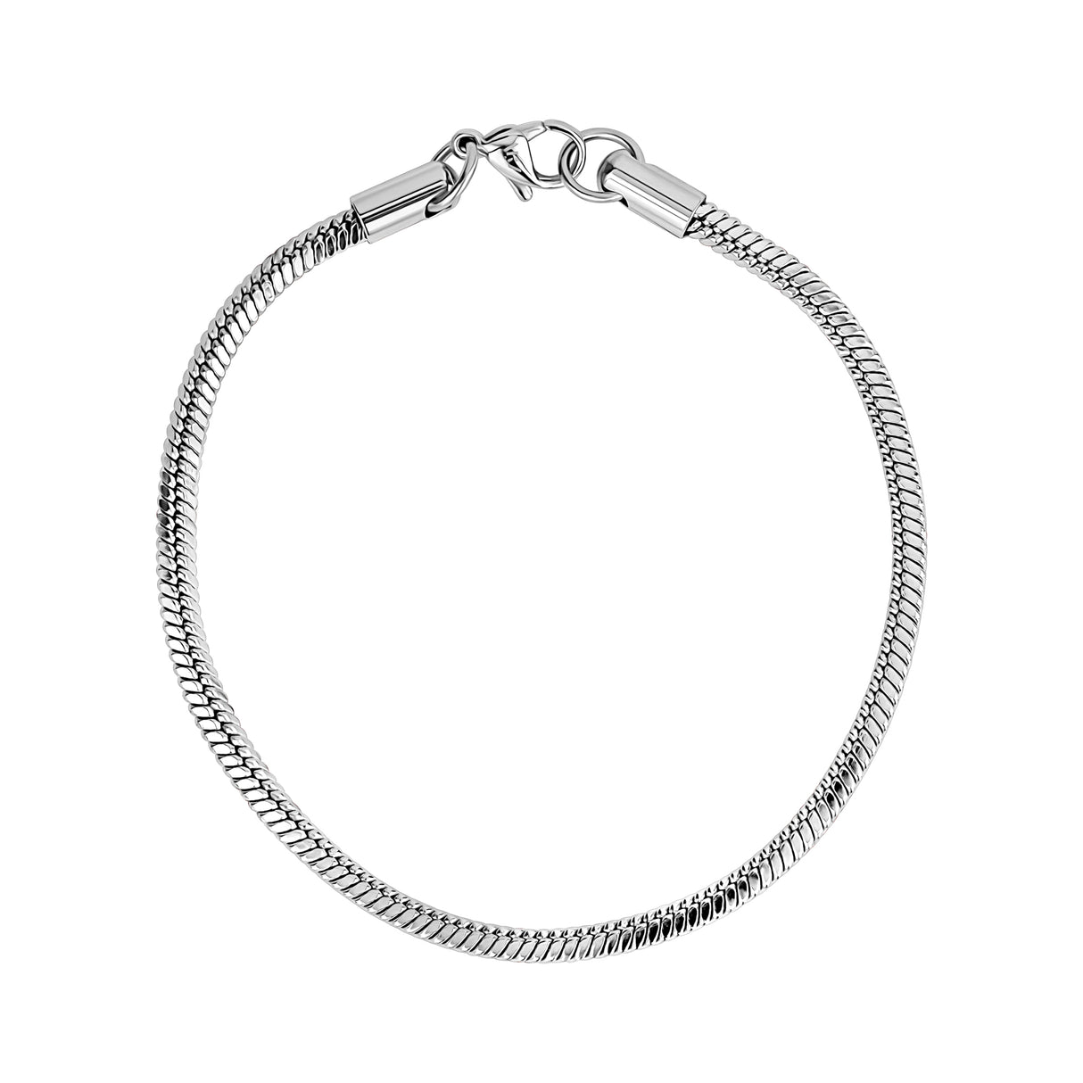 Square Snake Bracelet | 3MM - Mens Steel Bracelets - The Steel Shop