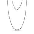 2.5mm Round Box Link Chain - Unisex Necklaces - The Steel Shop