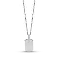 Mini Stone-Set Dog Tag - Women Pendant - The Steel Shop