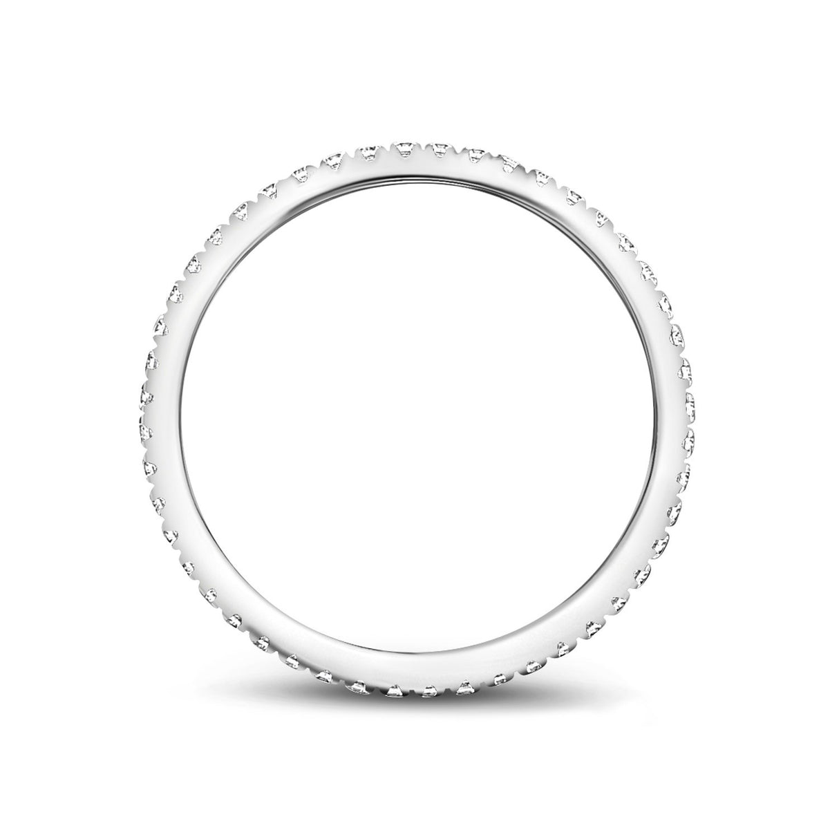 1.5mm رقيقة الخلود الفرقة - خاتم المرأة - متجر الصلب