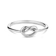 خاتم المرأة - الحد الأدنى من الفولاذ المقاوم للصدأ حلقة عقدة الحب
